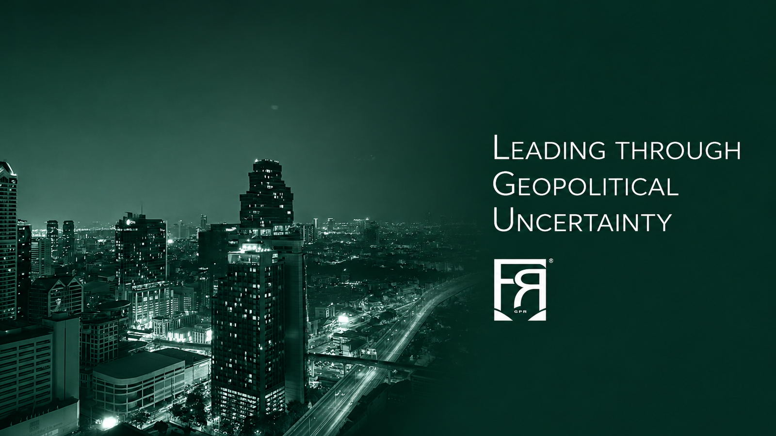 Bangkok skyline used as FrontierResolve GPR Wealth & Asset Management Industry page hero image