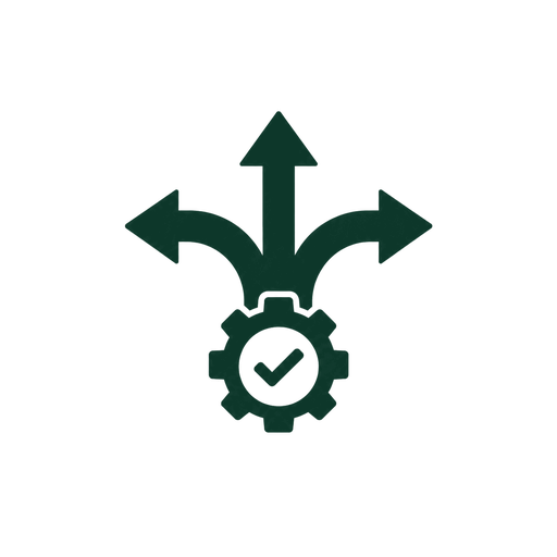 fr-gpr-icon-04-decision-options-transparent-512 Strategic and Operational Decisions — branching arrows with gear and checkmark
