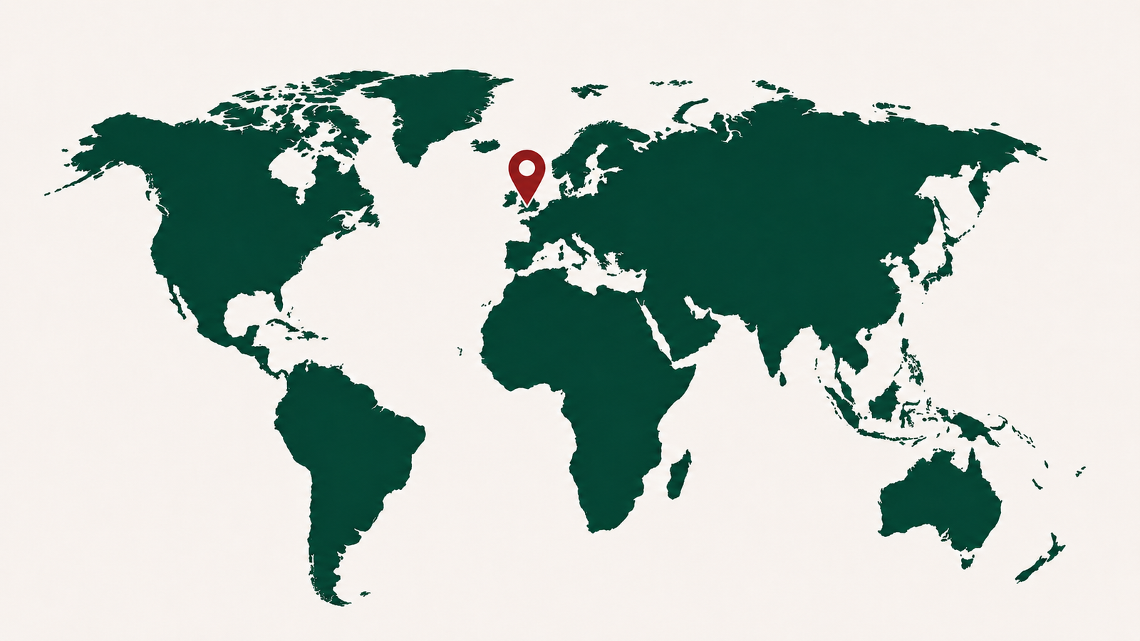 World map showing FrontierResolve GPR’s London office location